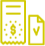 Investment Tax Planning Icon - Receipts and documents