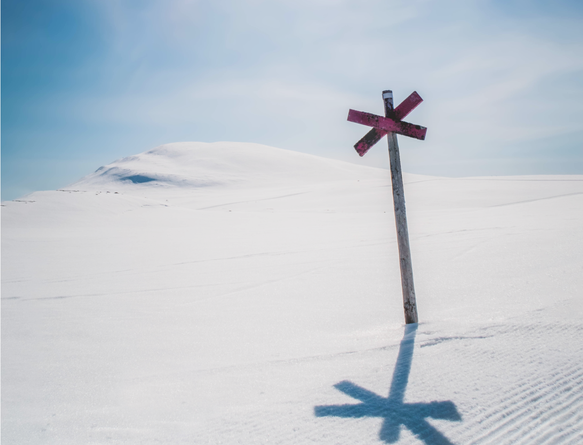Making sure your way forward is clearly marked.
