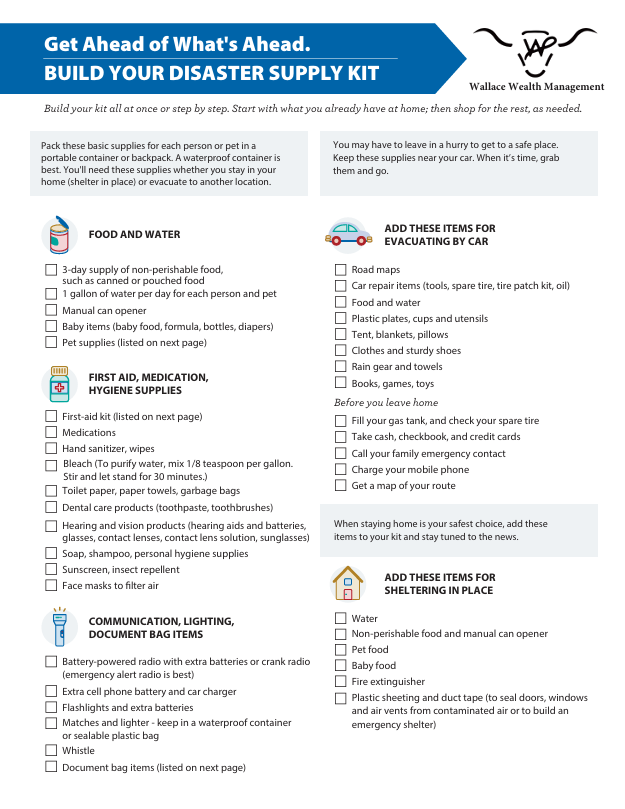 How to prepare for a Disaster?