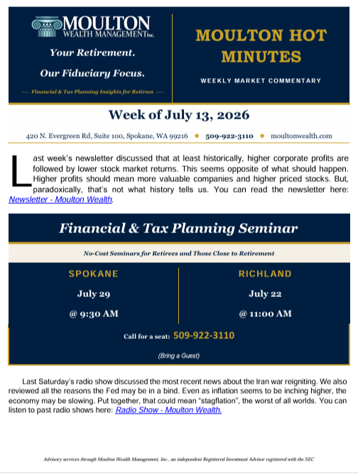 2026-07-13 We're Bullish! - Weekly Newsletter