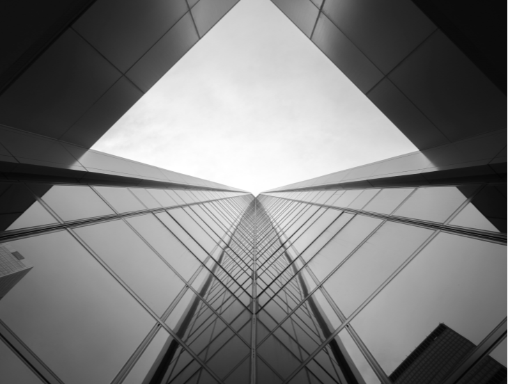 View-of-skyscraper-looking-up-from-ground