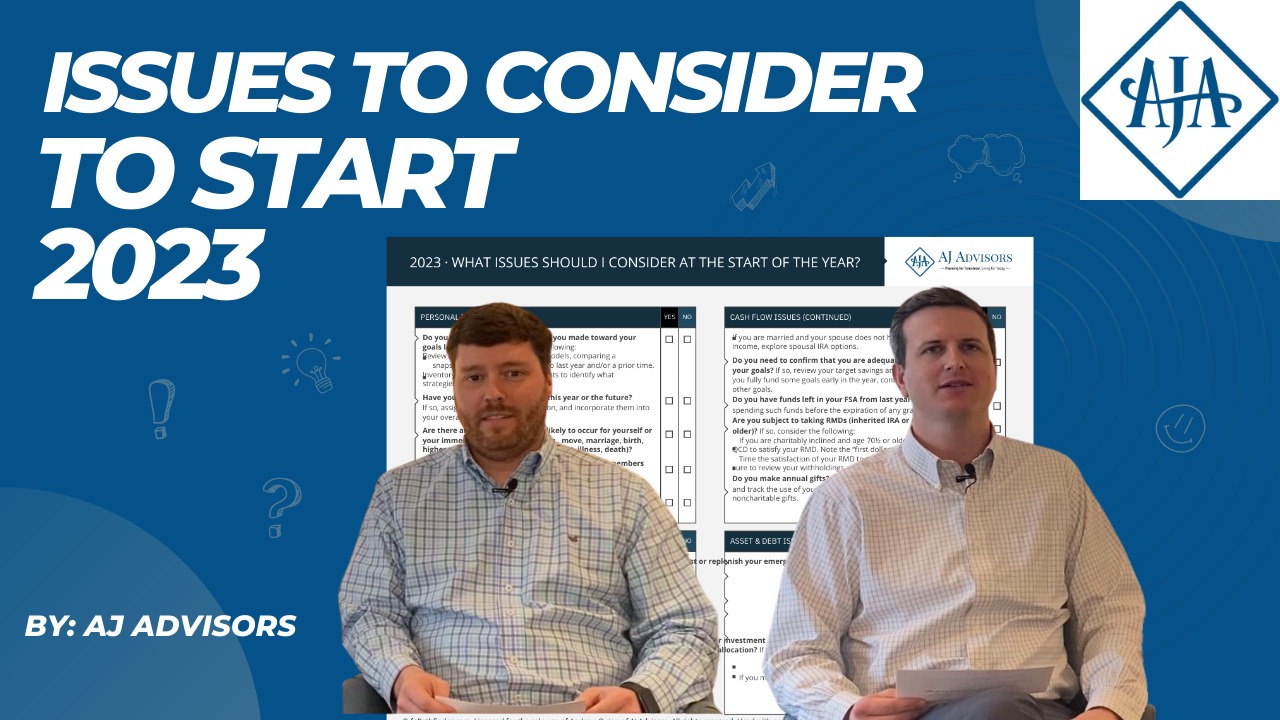 What Issues Should I Consider at the Start of the Year?