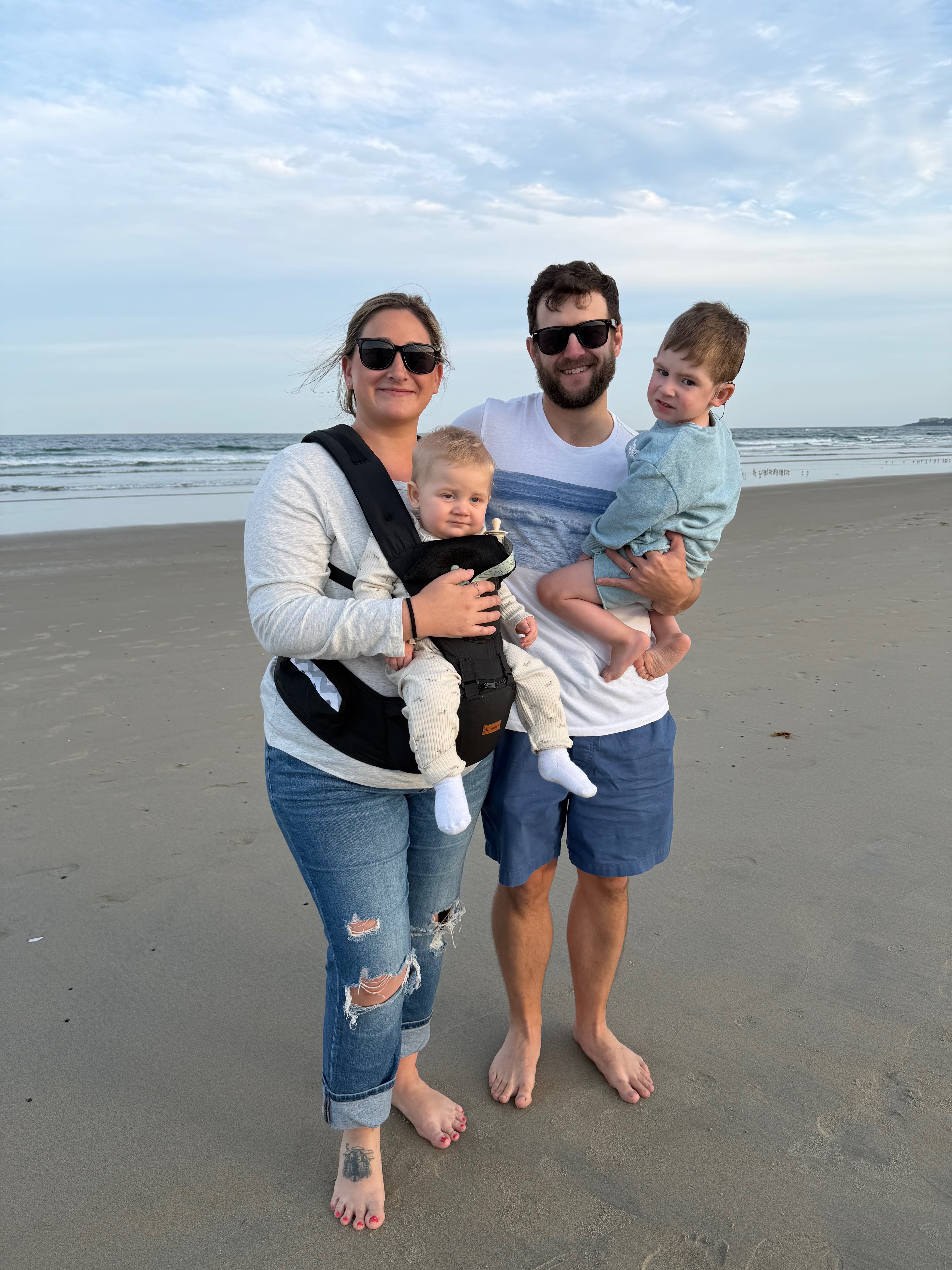 Bonnie Willette Family with scenic mountain backdrop