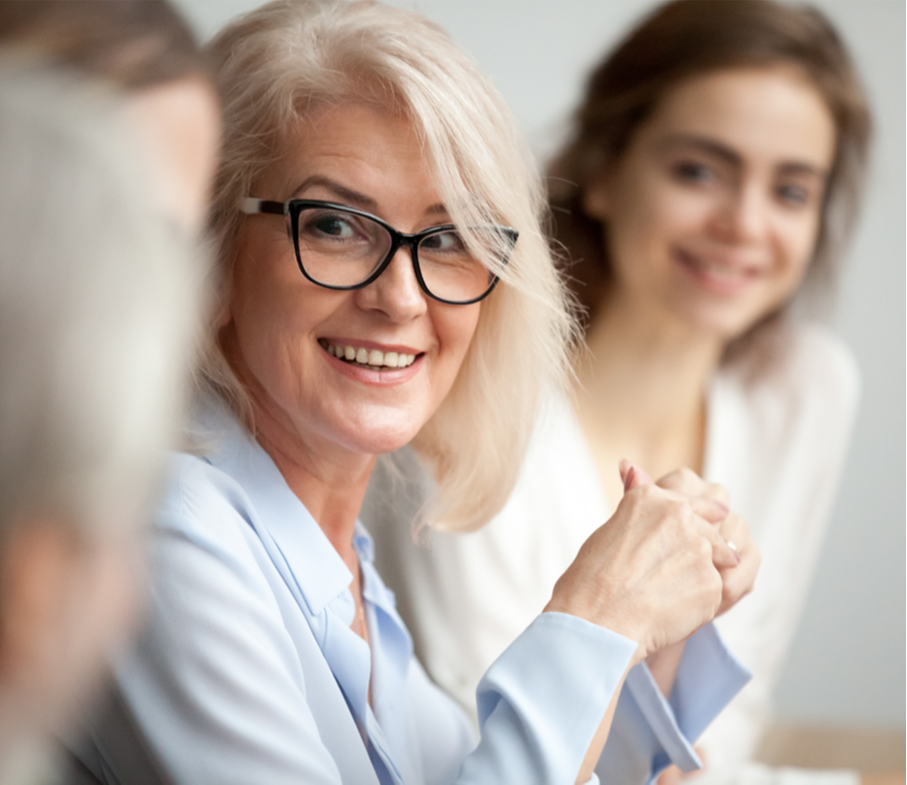 Professional woman in meeting