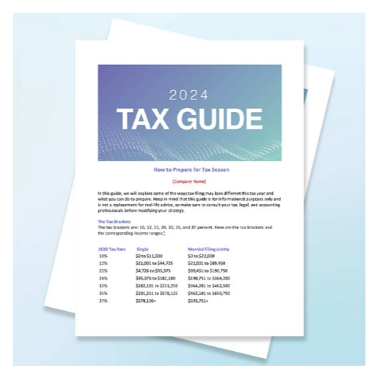 2024 Annual Tax Guide