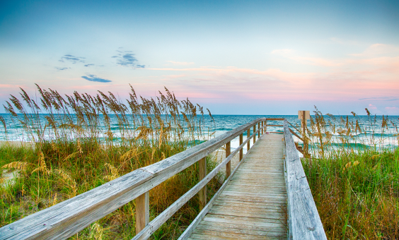 Beach boardwalk