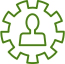 Focused attentive Icon