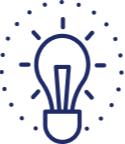 Lit lightbulb icon