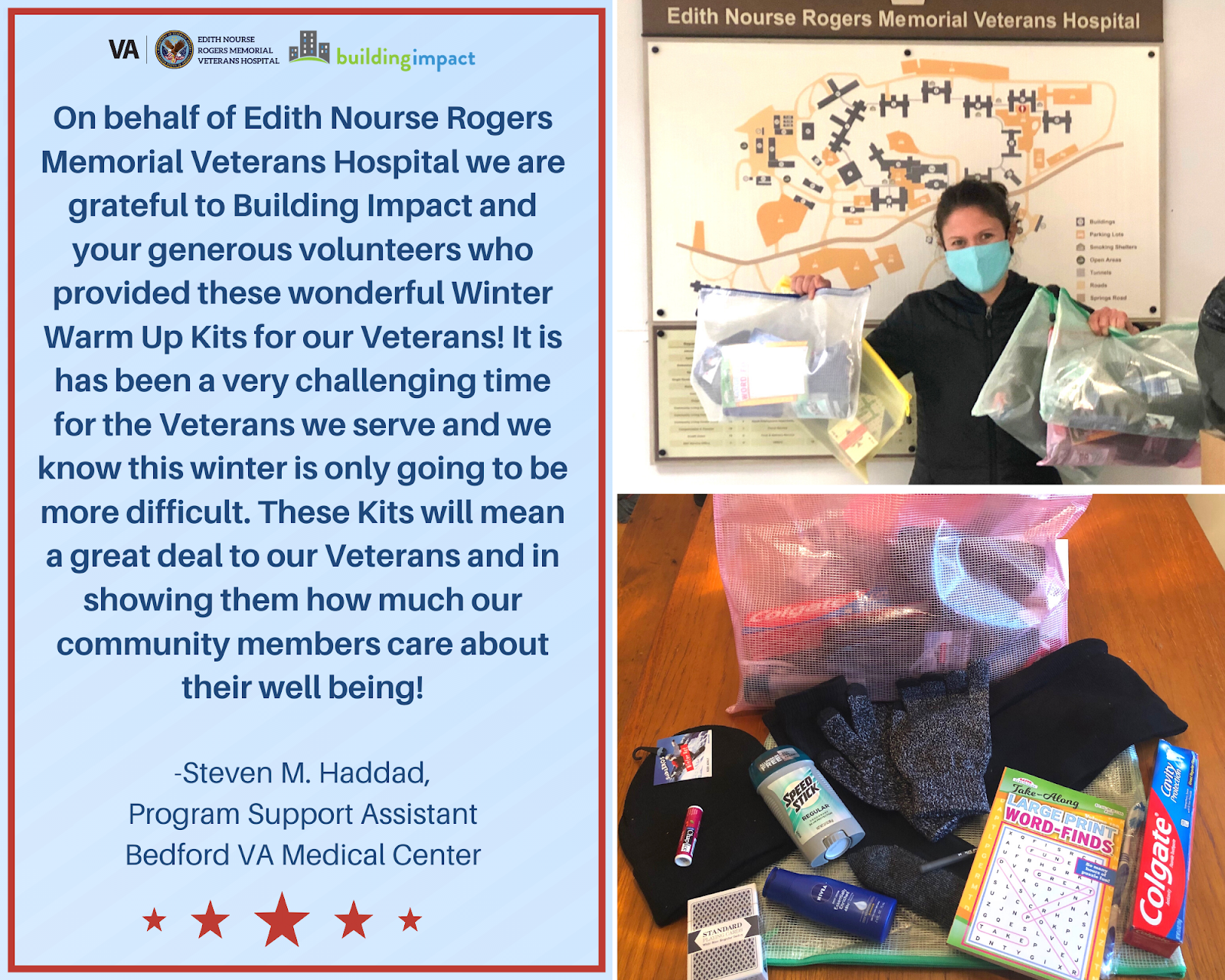 Virtual Volunteering: Warm Wishes for Veterans