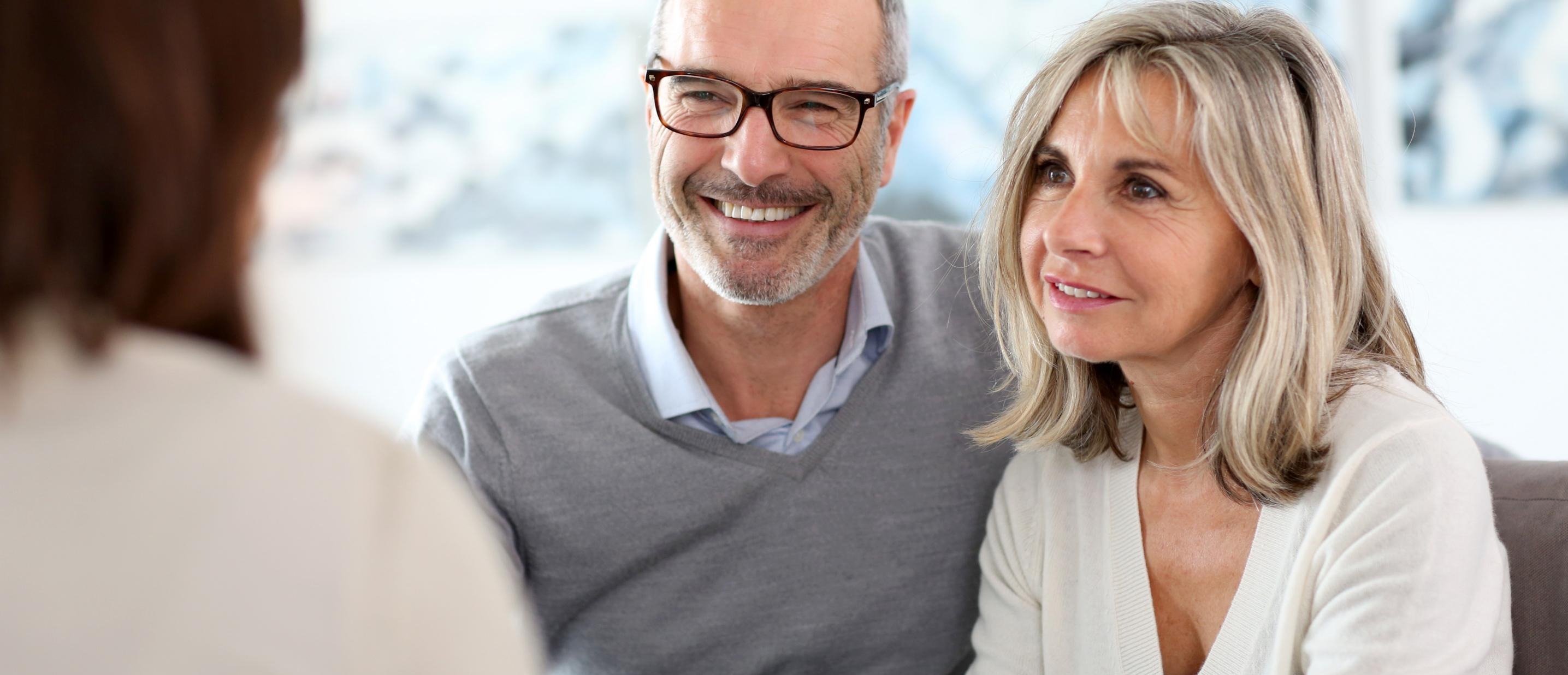Photo of smiling couple<br/>