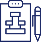 Clipboard with pen icon