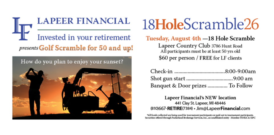LF Over 50 Golf Scramble