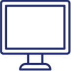 Computer monitor icon