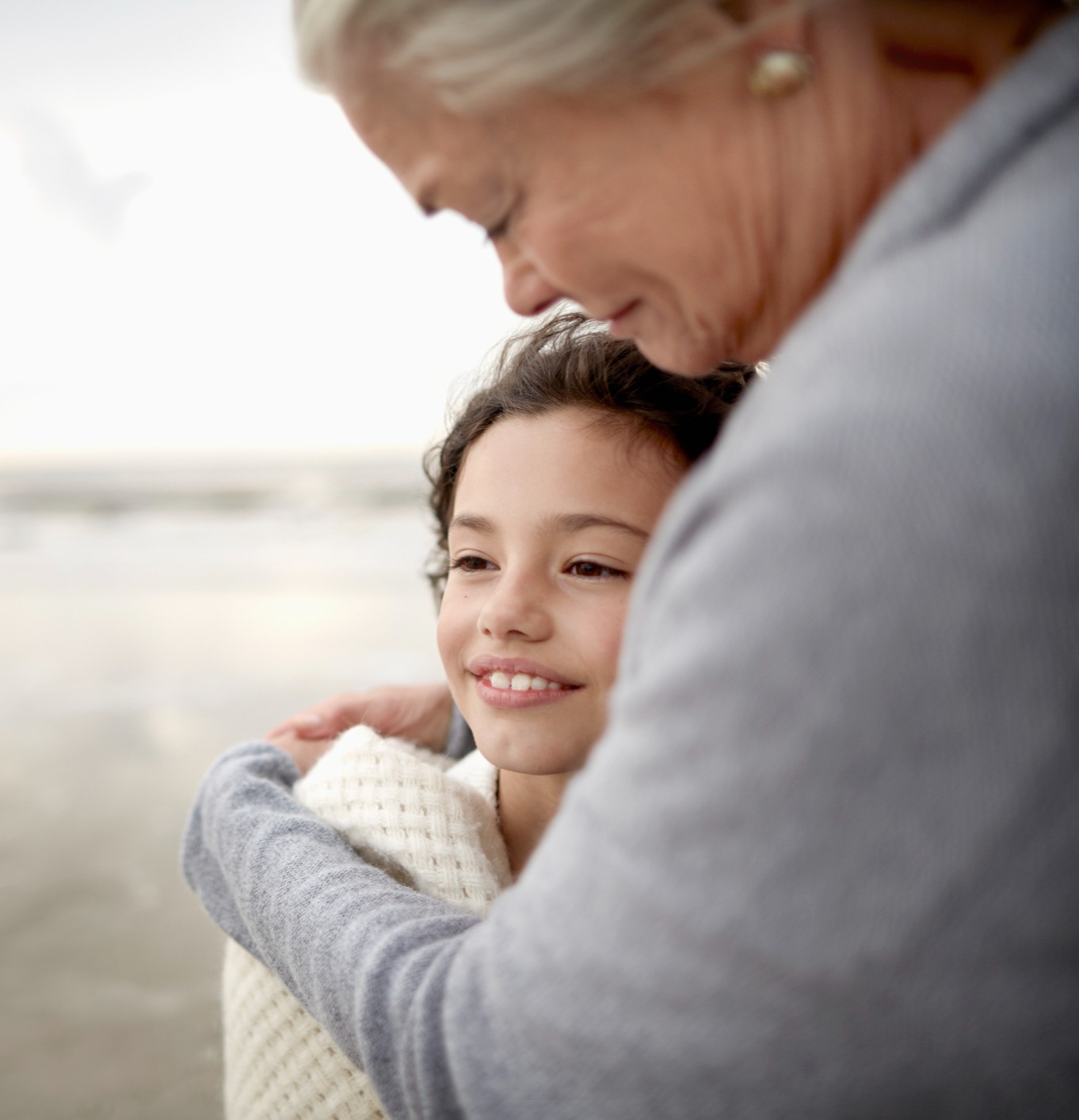 Family embracing eachother