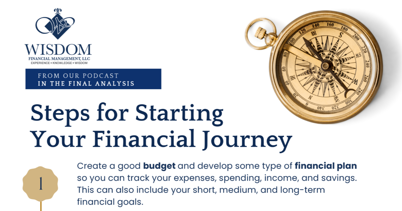 Steps for Starting Your Financial Journey