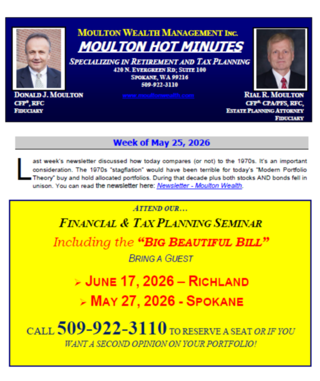 2026-05-25_Three Major Risks for Investors_Weekly Newsletter
