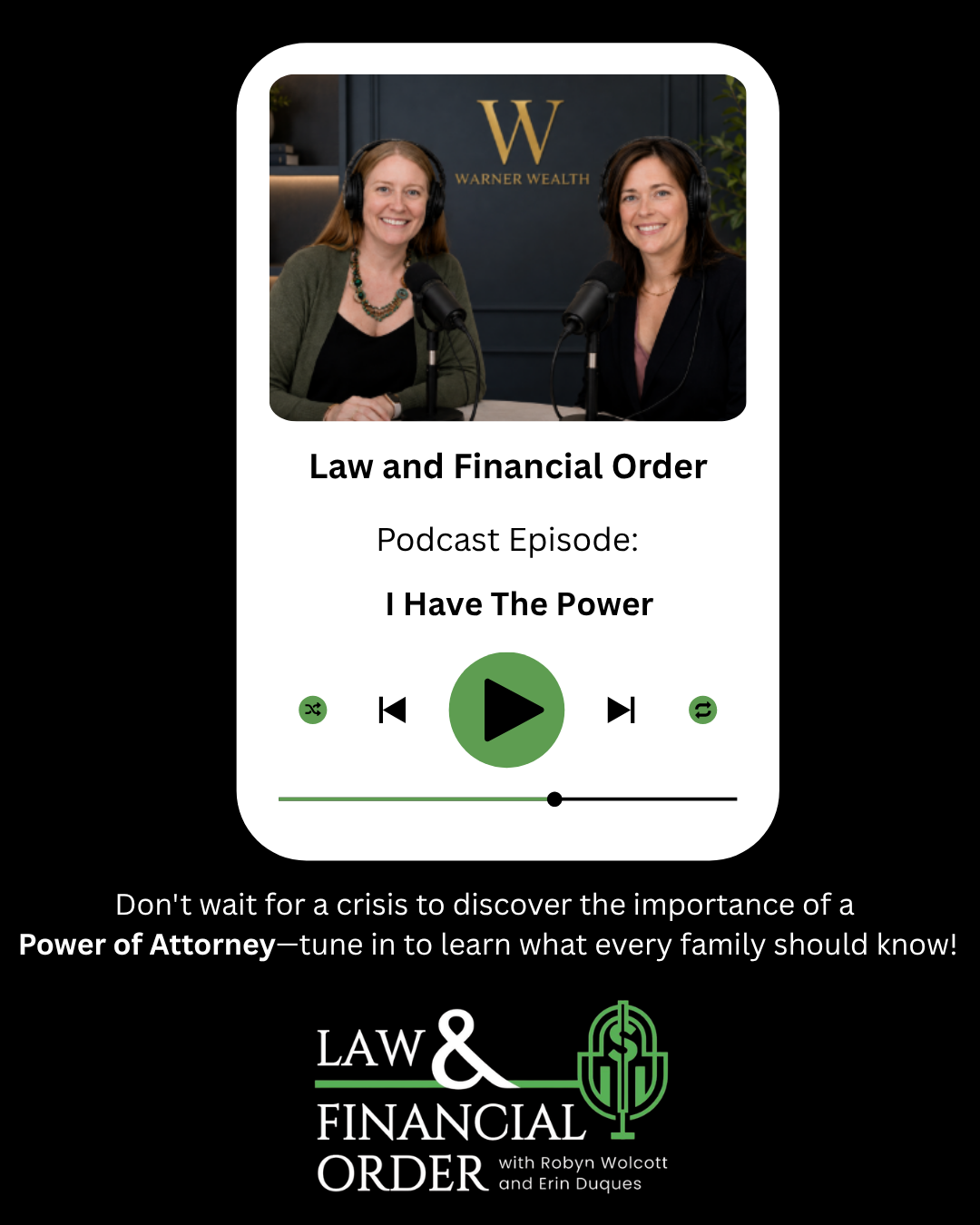 Law and Financial Order: I Have The Power<br/><sup>Tuesday, August 4, 2026 </sup><br/>