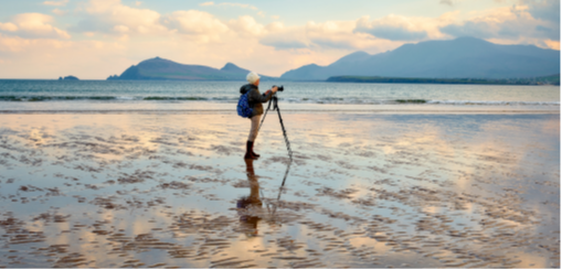 Photographer on the beach