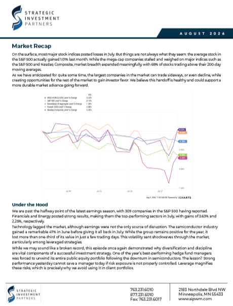 SIP Newsletter - AUgust 2026