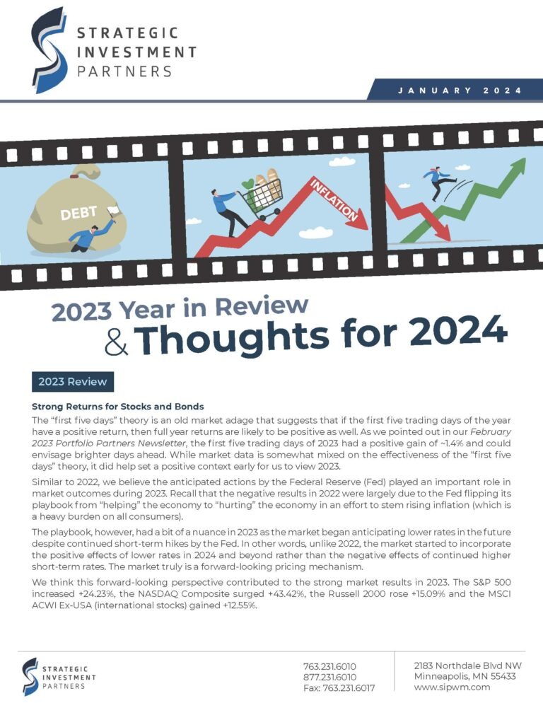 SIP Newsletter - January 2024