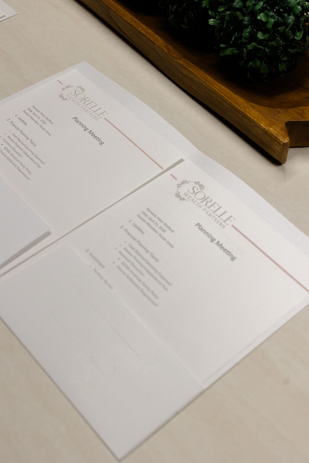 Custom Flat-Fee Planning Packages