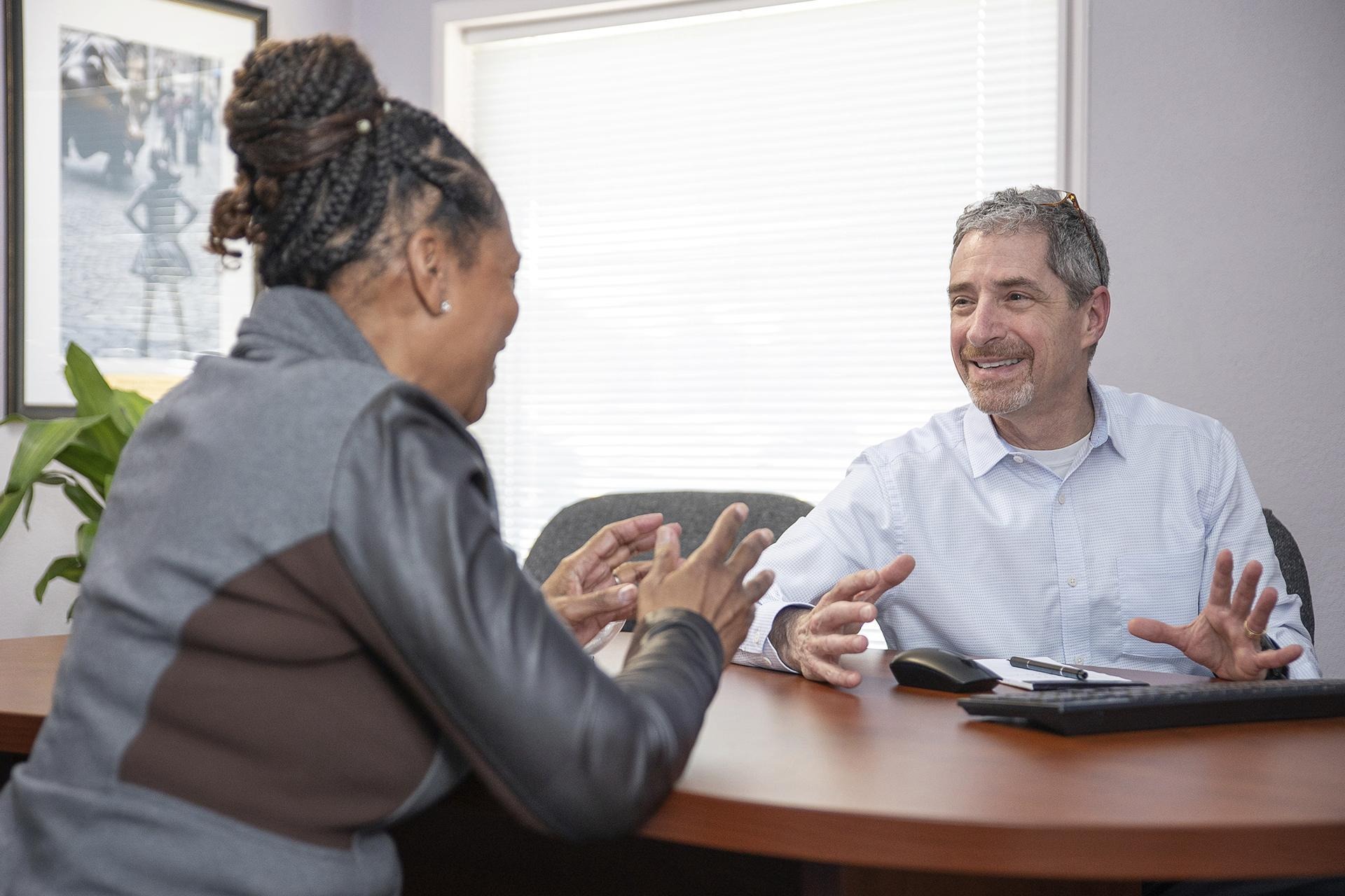 Stephen Kastrul advising a client