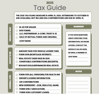 2025 Tax Guide