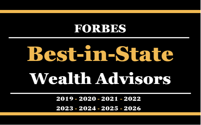 Brad Hudson has been named Forbes "Best-in-State Wealth Advisors" for North Carolina 2019-2026
