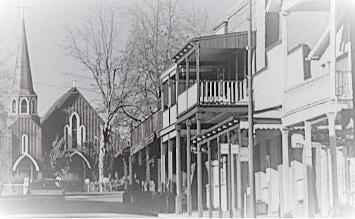 black-and-white-town