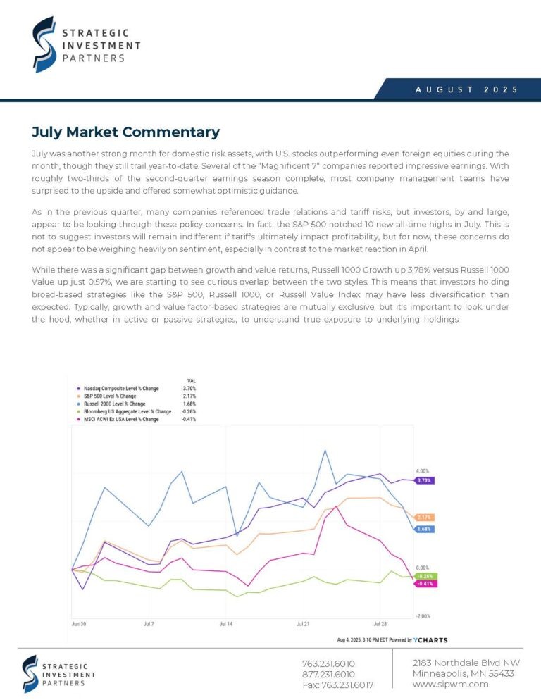 SIP Newsletter - August 2025