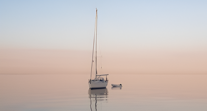 Sailboat at sunset