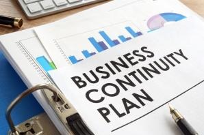 a business continuity plan in a binder