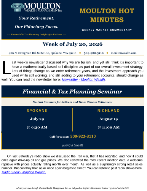 2026-07-20 Iran and Inflation - Weekly Newsletter