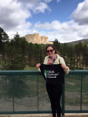 Donna Hildebrand at Crazy Horse Memorial