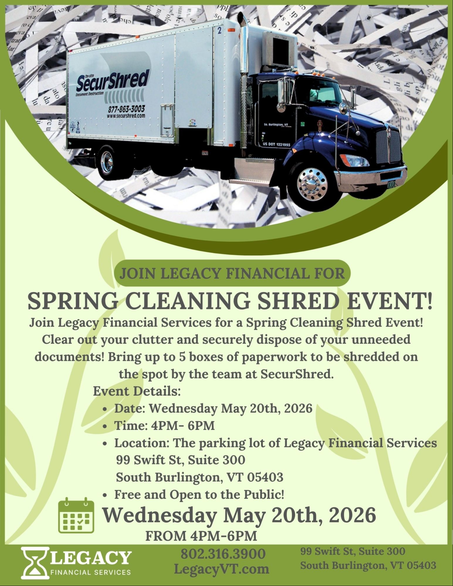 A Successful Shred Event for a Great Cause!