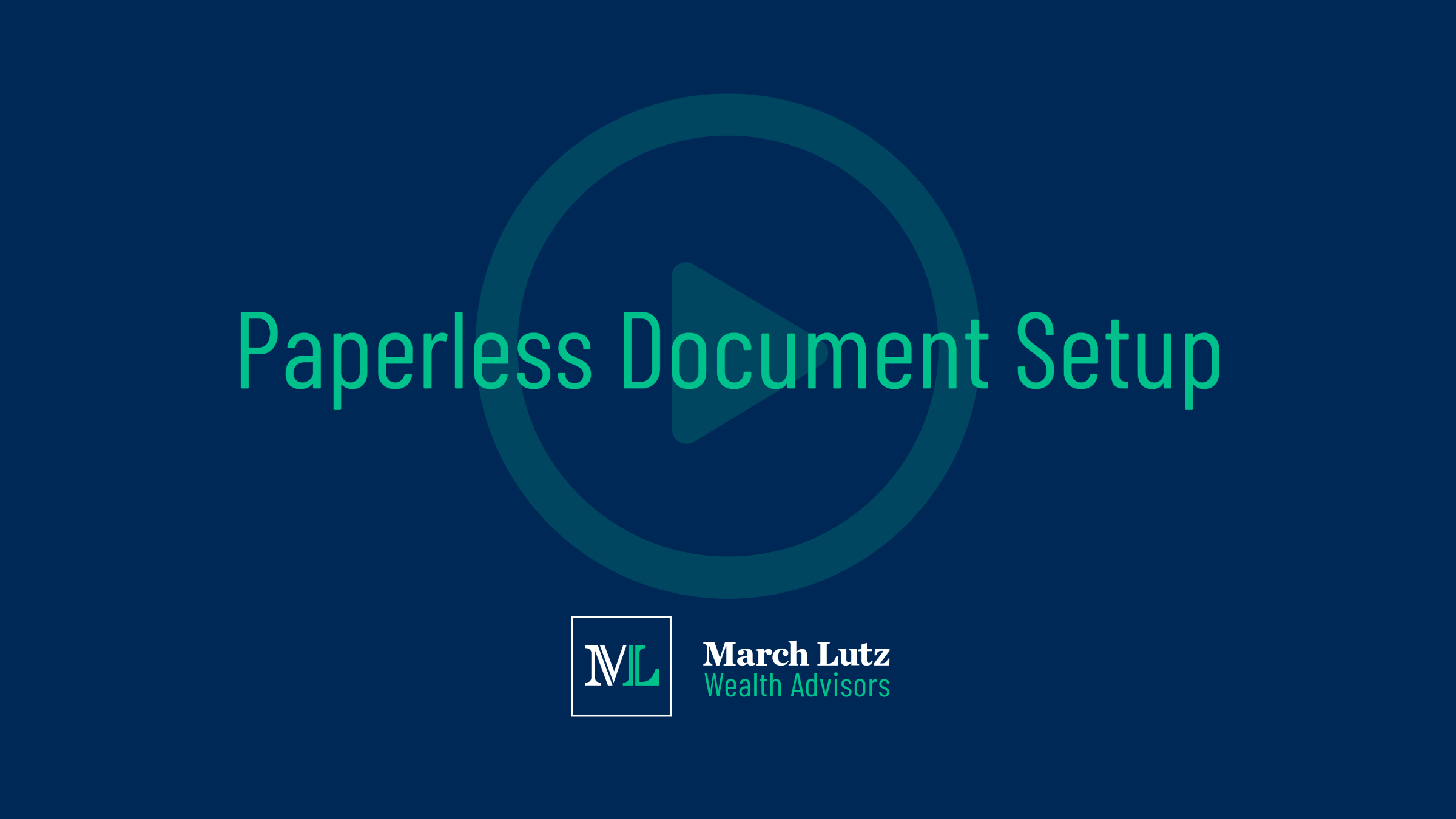 Paperless Setup
