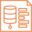 Circular graph paper icon