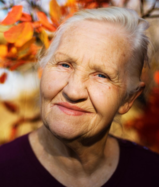 Older Woman in Autumn