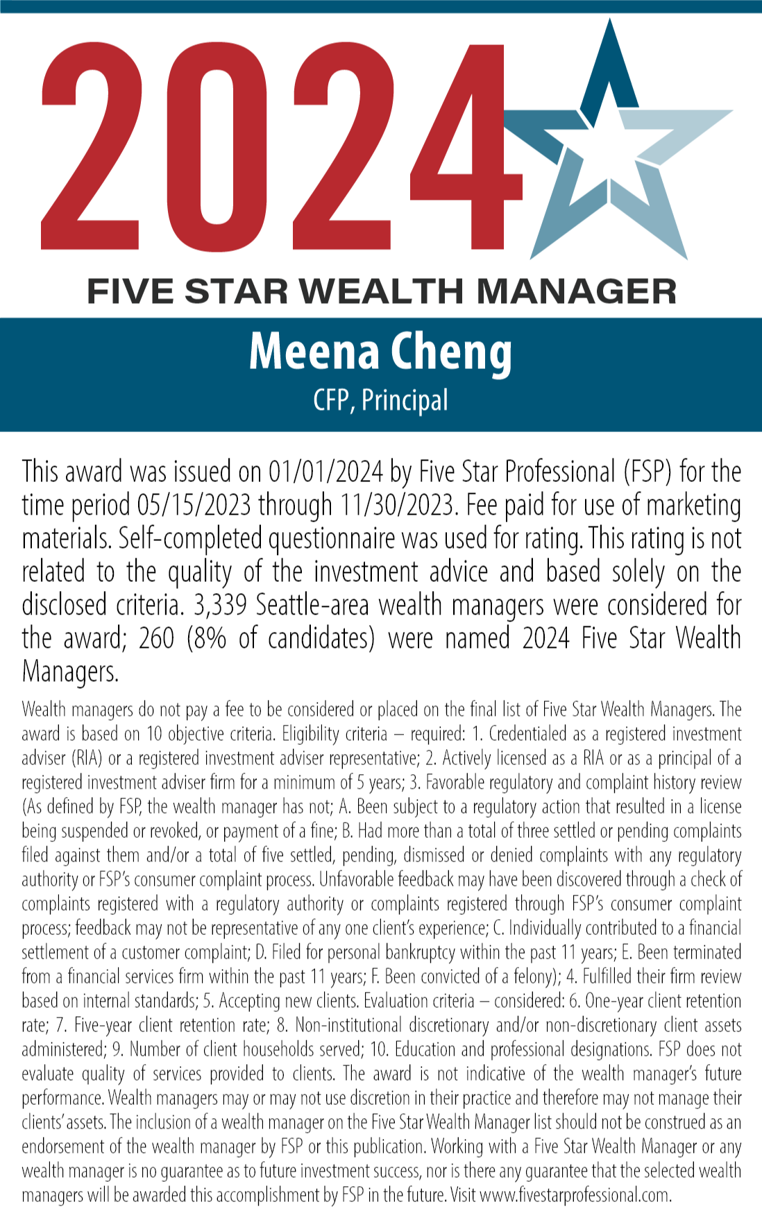 2019 Five Star Wealth Manager