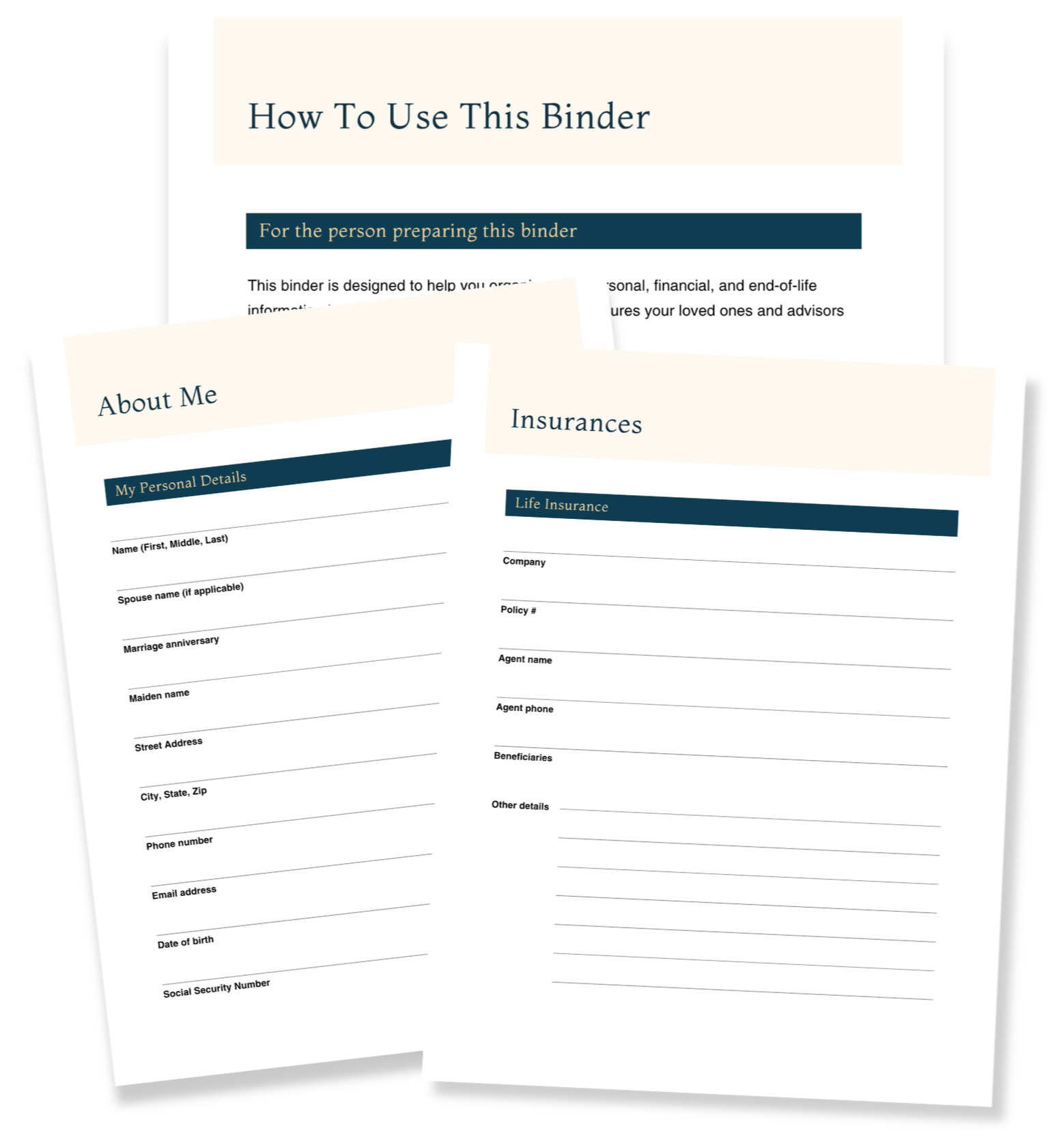 Get Your Final Wishes Binder