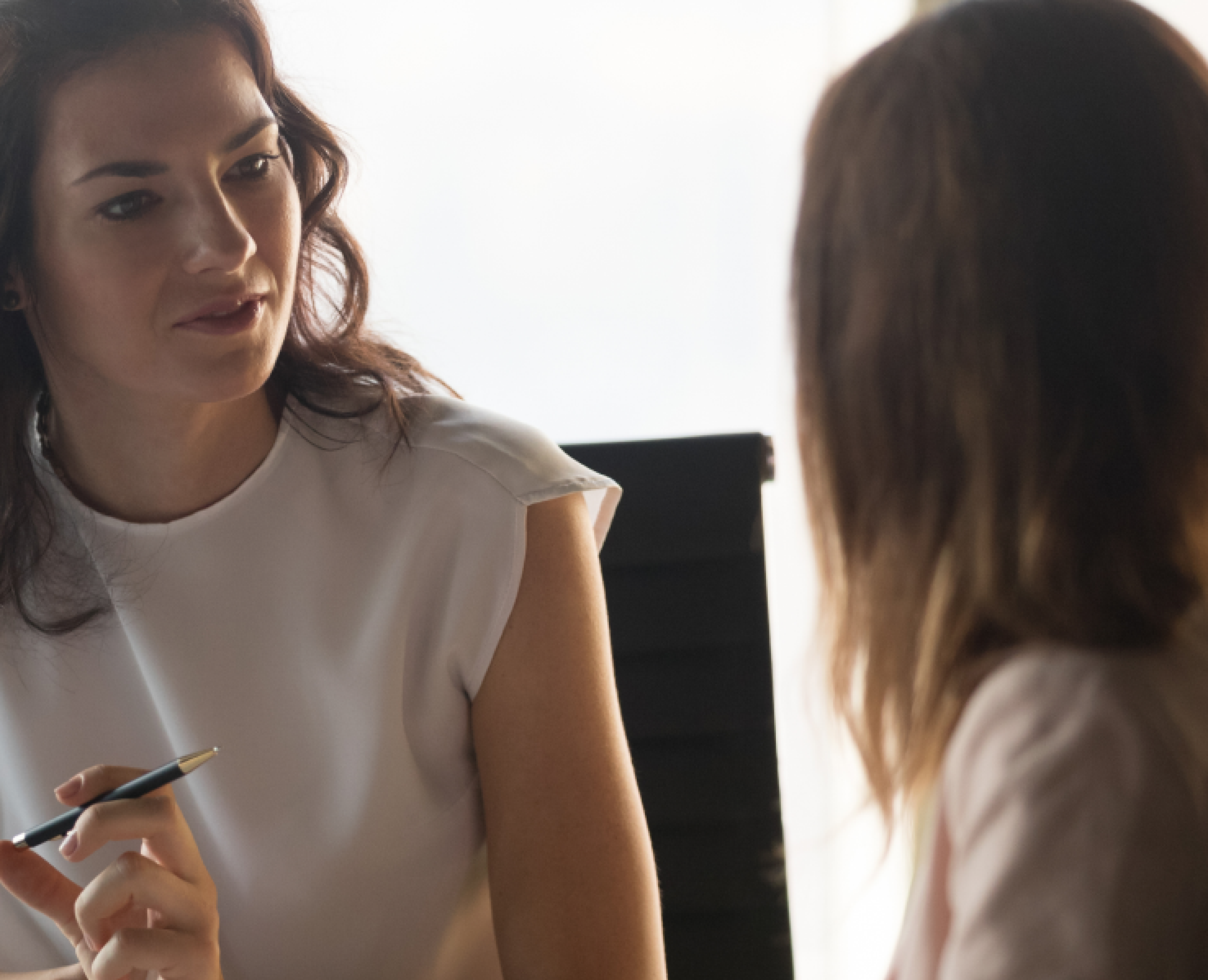 Two Woman having a meeting