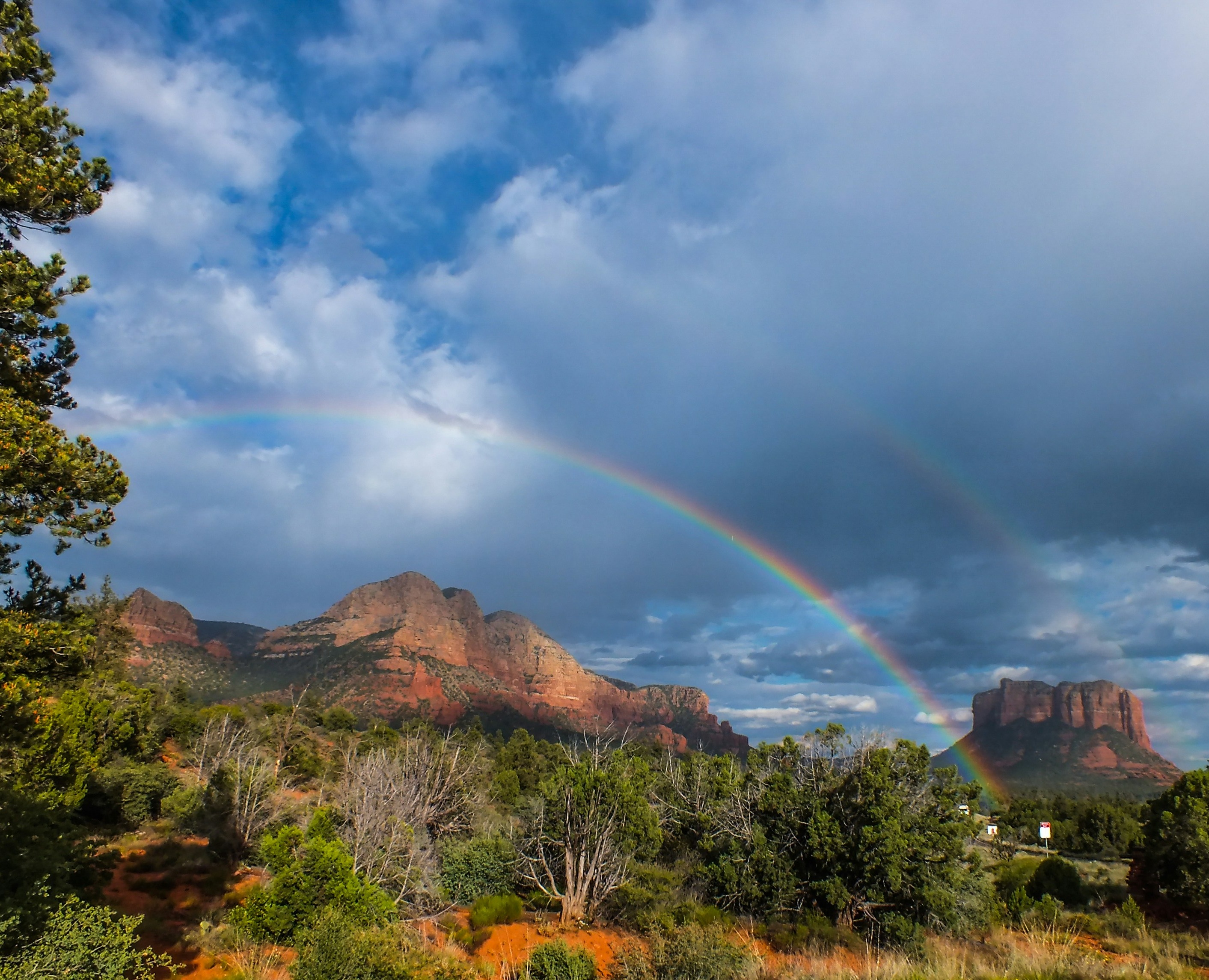 Rainbow in Red Rock State Park