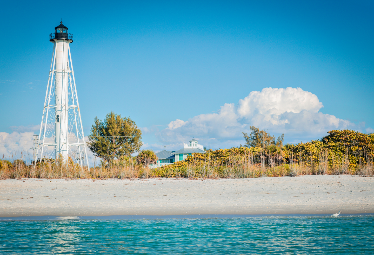Watertower on beach