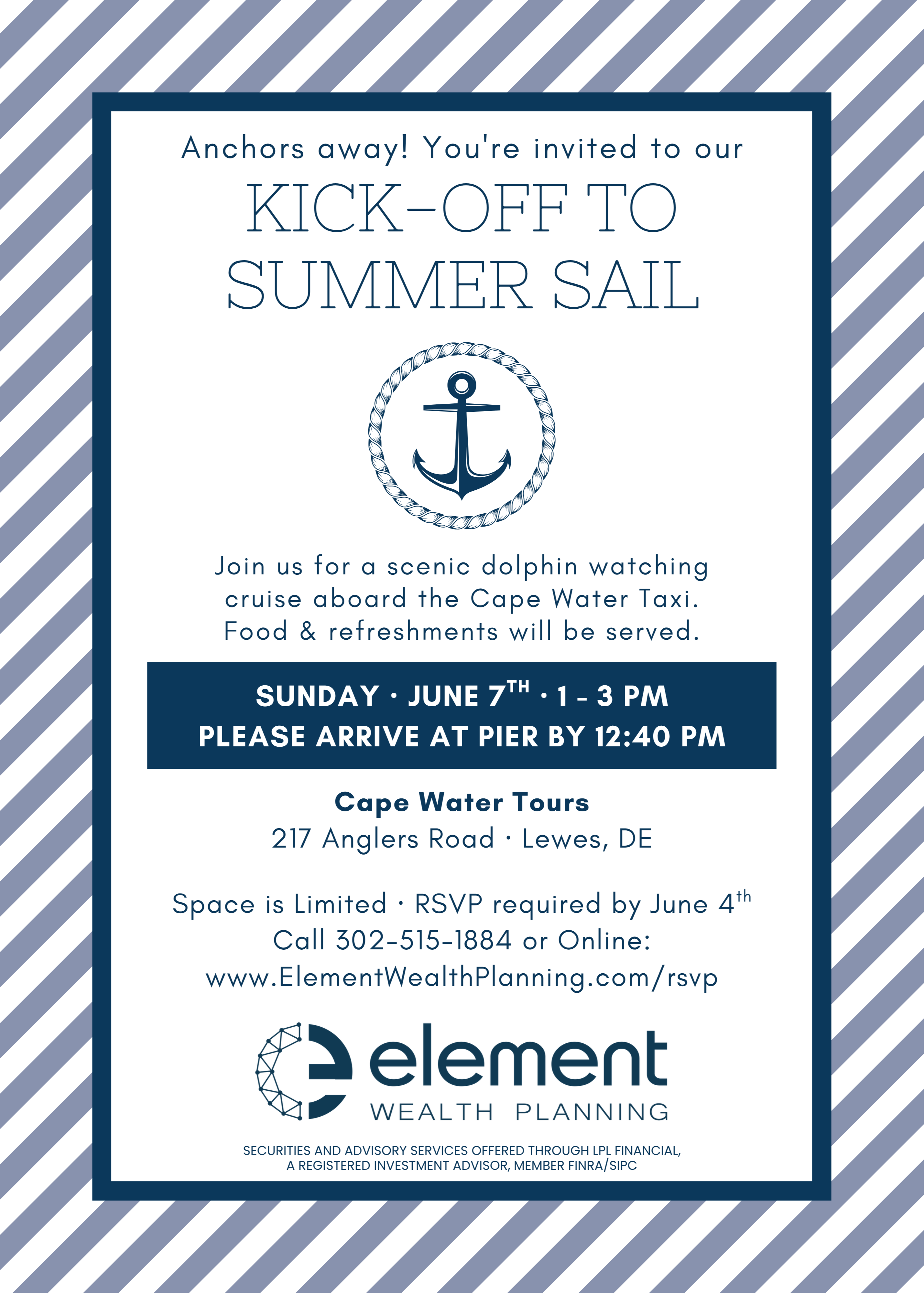 RSVP | Cape Water Taxi Cruise