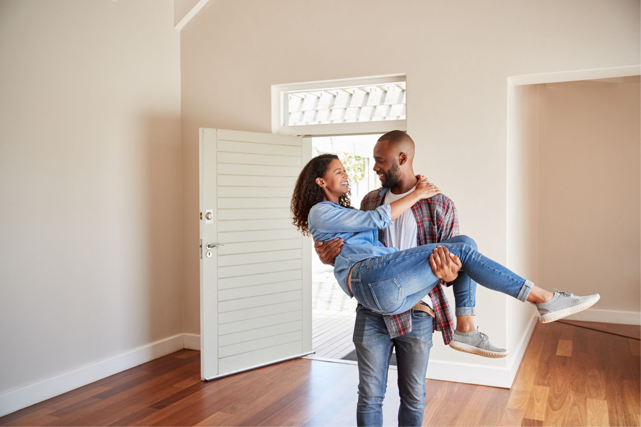 Family celebrating birthday