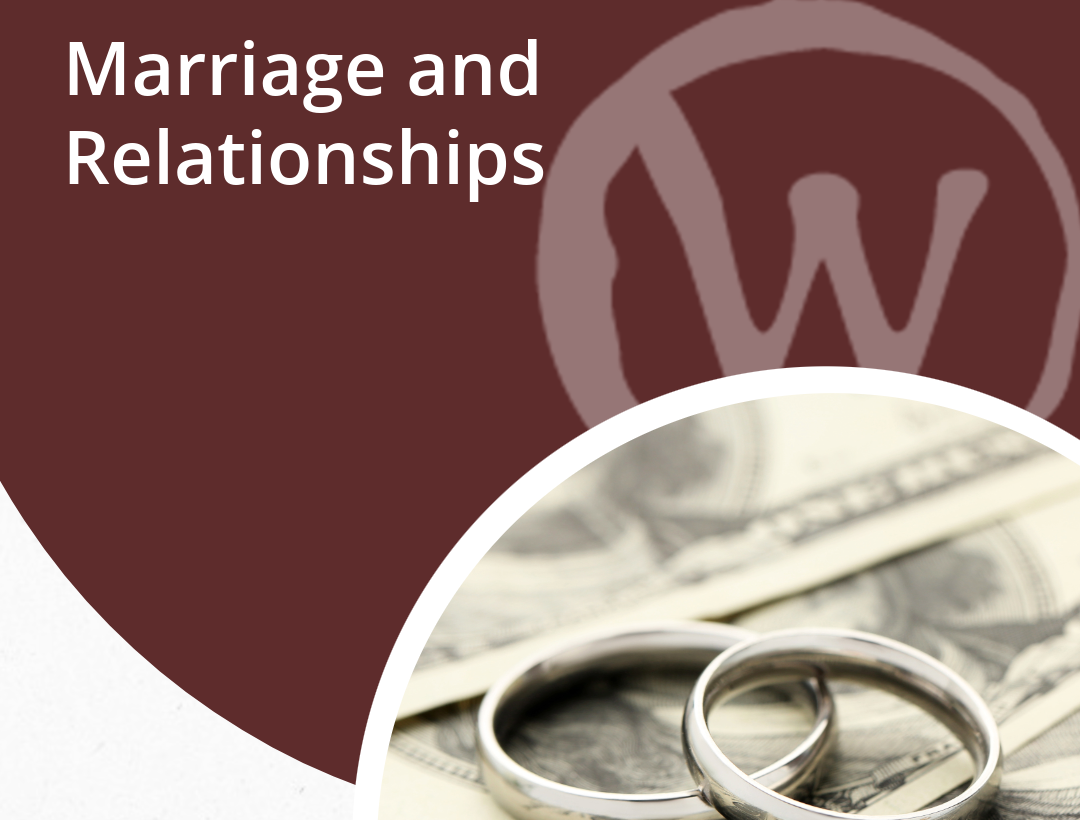 Marriage and Finances