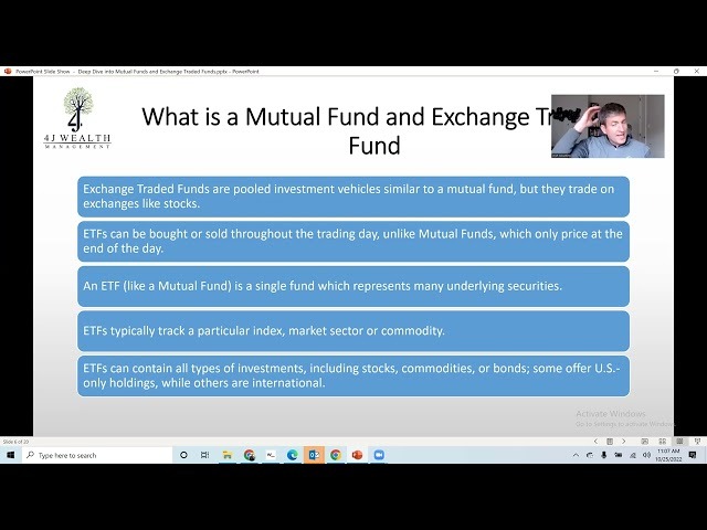 Deep Dive into Mutual Funds and Exchange Traded Funds