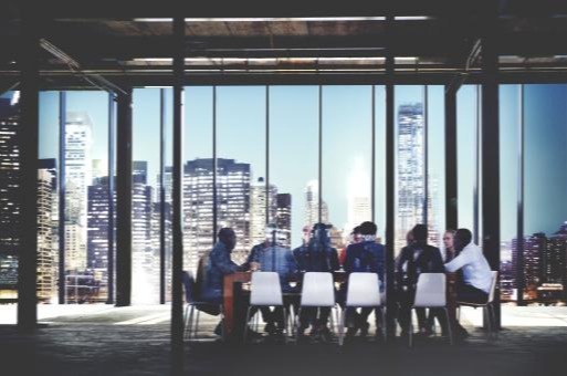 Board meeting in the city