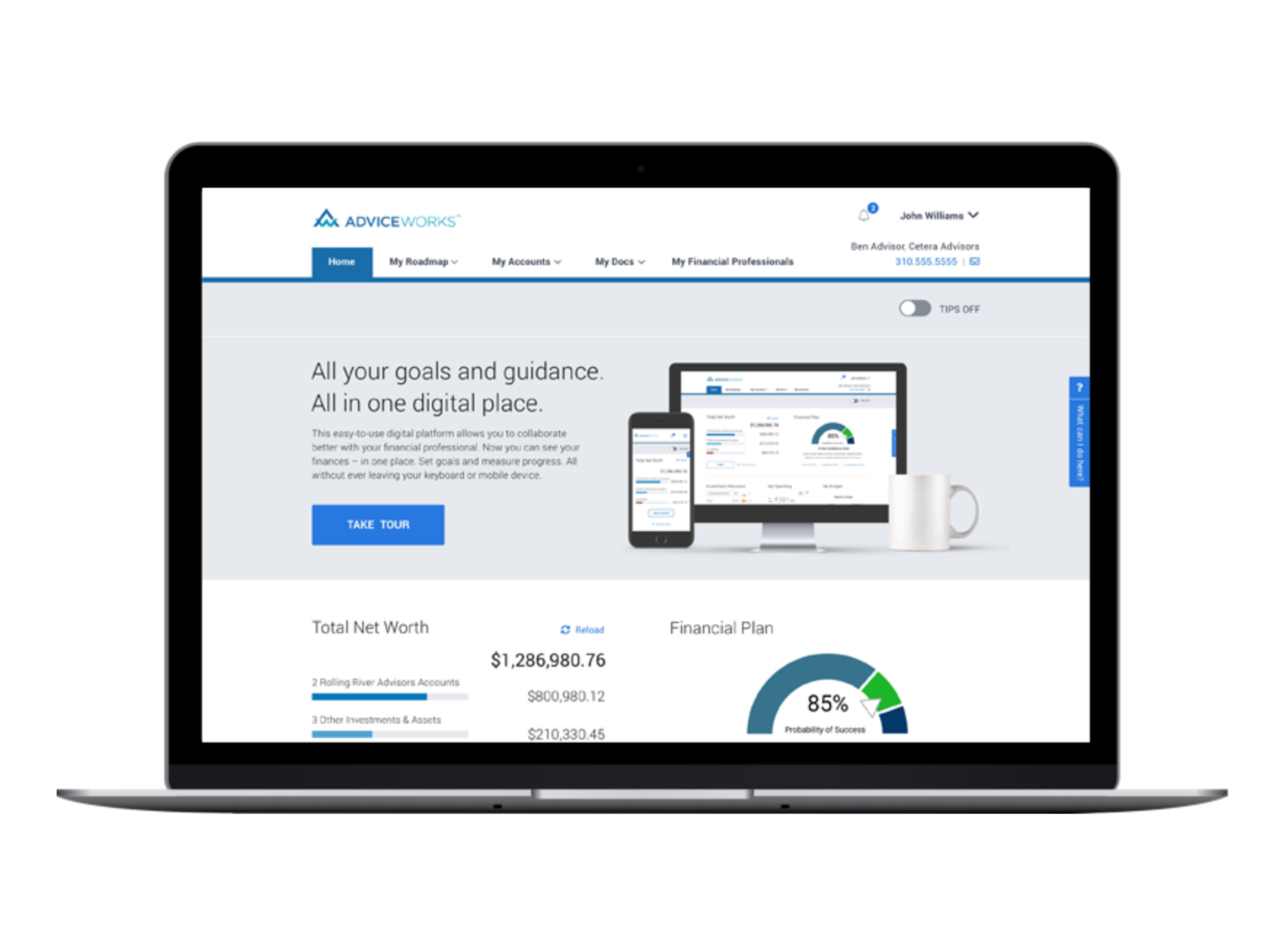 Visualize Your Financial Goals With AdviceWorks