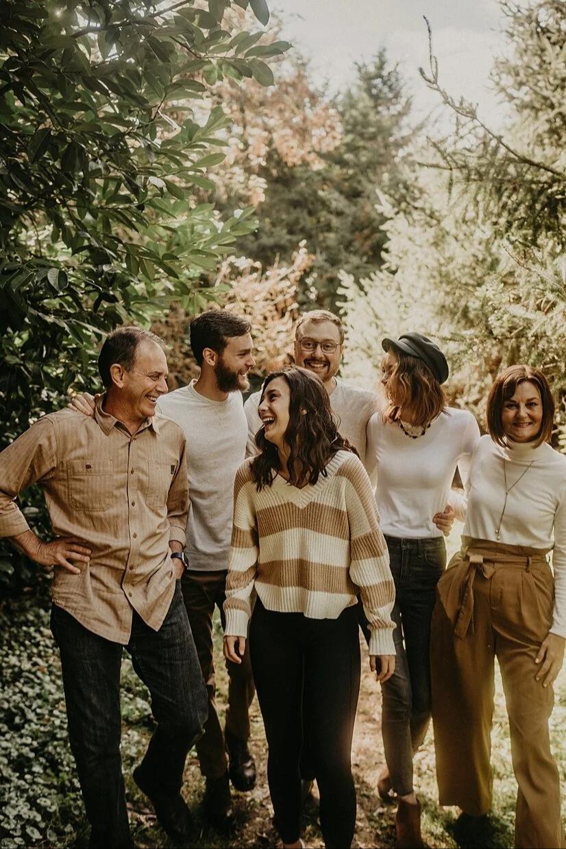 Family enjoying time together outdoors